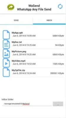 WaSend: WhatsApp Any File Send android App screenshot 0